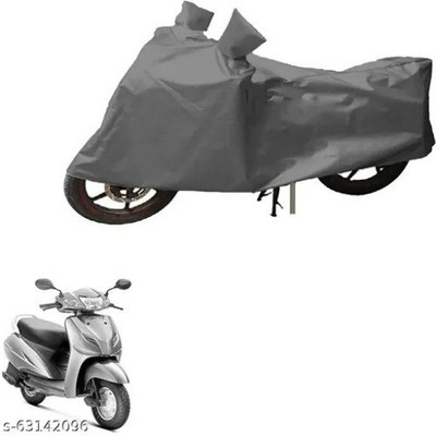 gurukul mart Waterproof Two Wheeler Cover for Hero(Activa 6G, Black)