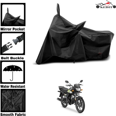 KEDIT Two Wheeler Cover for Honda(CD 110 Dream, Black)