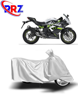 RRZ Waterproof Two Wheeler Cover for Kawasaki(Ninja, White)