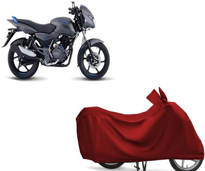KEDIT Two Wheeler Cover for Bajaj(Pulsar 125, Maroon)