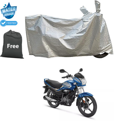 PAGORA Waterproof Two Wheeler Cover for Hero(Silver)