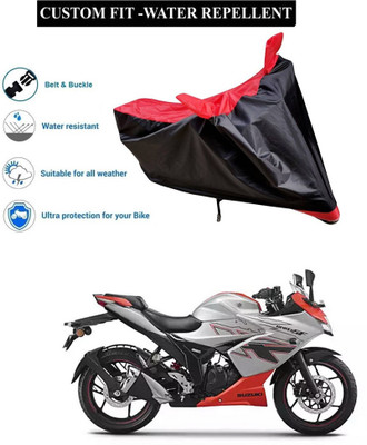 CODOKI Waterproof Two Wheeler Cover for Suzuki(Gixxer, Red)