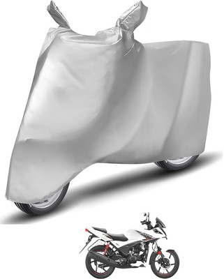 Caronix Waterproof Two Wheeler Cover for Hero(Ignitor, Silver)