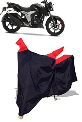 Amexride Two Wheeler Cover for TVS(Apache RTR 160 4V, Black)