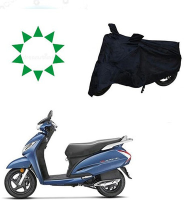 DeepShakshi AUTOMOTIVE Waterproof Two Wheeler Cover for Honda(Activa 125, Black)