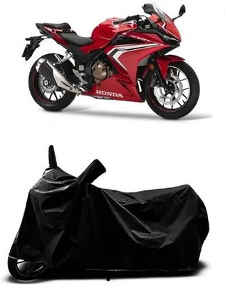 JVBRANGI Two Wheeler Cover for Honda(CBR500R BS6, Black)