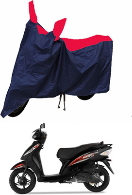 MMSSTAR Waterproof Two Wheeler Cover for TVS(Wego, Red, Blue)