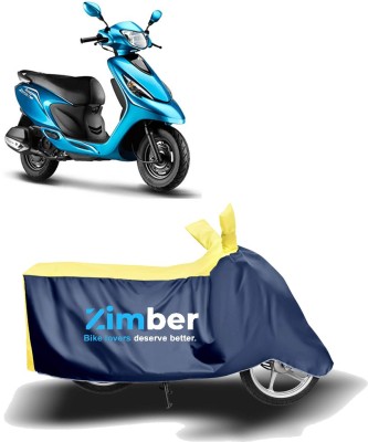 APNEK Two Wheeler Cover for TVS(Zest, Yellow, Blue)