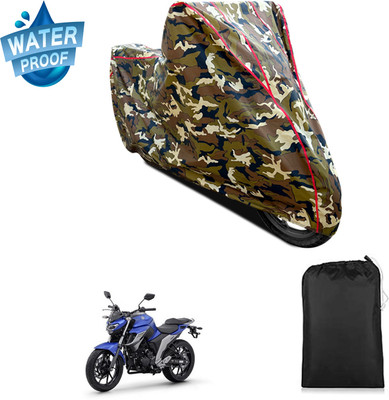 PAGORA Waterproof Two Wheeler Cover for Yamaha(Fazer, Yellow)