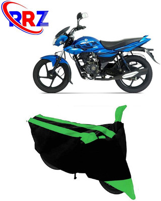 RRZ Waterproof Two Wheeler Cover for Bajaj(XCD 125cc, Black, Green)