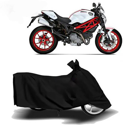 MMSSTAR Waterproof Two Wheeler Cover for Ducati(Monster 796 S2R, Black)