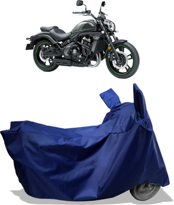 Amexride Two Wheeler Cover for Kawasaki(Vulcan S, Blue)