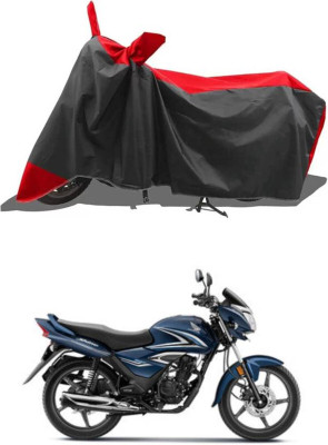 smwzxyu Waterproof Two Wheeler Cover for Universal For Bike(CB Shine, Red, Black)