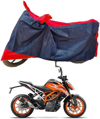Mdstar Waterproof Two Wheeler Cover for KTM(390 Duke, Red, Blue)