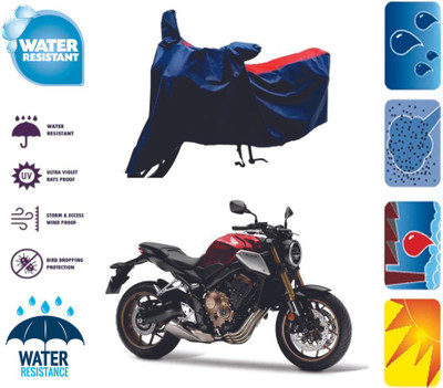 RTS COLLECTIONS Waterproof Two Wheeler Cover for Honda(CB1000R Plus, Red, Blue)