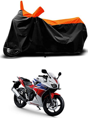 VESMEI Two Wheeler Cover for Honda(CBR300R BS6, Orange)