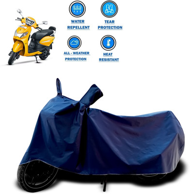 CODOKI Waterproof Two Wheeler Cover for Hero(Pleasure, Blue)