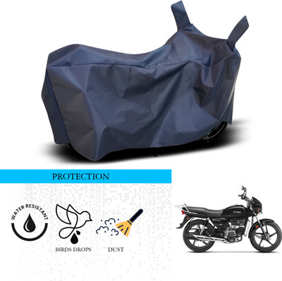 ANTHUB Waterproof Two Wheeler Cover for Hero(Splendor Plus, Blue)