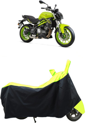 Coxtor Waterproof Two Wheeler Cover for Benelli(302 S, Yellow)