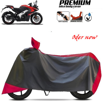 smwzxyu Waterproof Two Wheeler Cover for TVS, Hero, Honda, Bajaj(Red, Black)
