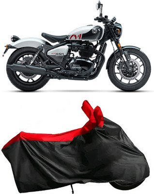 BbcMart Waterproof Two Wheeler Cover for Royal Enfield(Classic Gunmetal BS6, Red)
