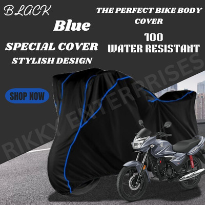 Shiv Kanha Waterproof Two Wheeler Cover for Honda(Shine, Black)