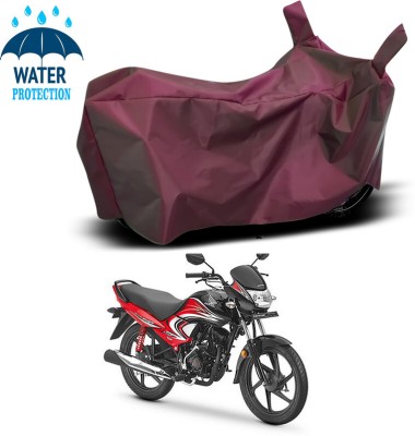 Genipap Waterproof Two Wheeler Cover for Honda(Dream Yuga, Maroon)