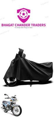 bhagat chander traders Waterproof Two Wheeler Cover for TVS(Victor GLX, Black)