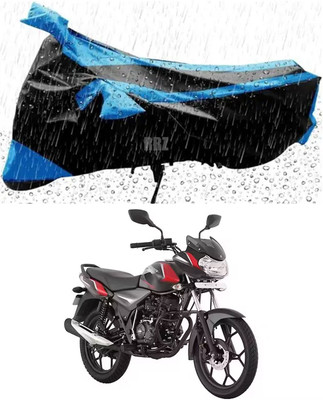 RRZ Two Wheeler Cover for Bajaj(Discover, Black, Blue)