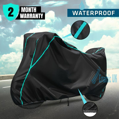 Enamic UK Waterproof Two Wheeler Cover for Honda(SP125, Black, Blue)