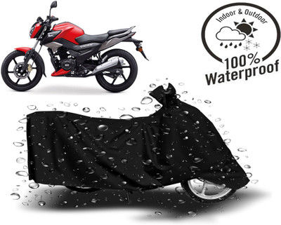 DeepShakshi AUTOMOTIVE Waterproof Two Wheeler Cover for TVS(Raider, Black)