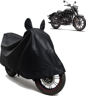FAMEXON Waterproof Two Wheeler Cover for Royal Enfield(Classic 350, Grey)