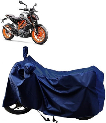 DeepShakshi AUTOMOTIVE Waterproof Two Wheeler Cover for KTM(390 Duke BS6, Blue)