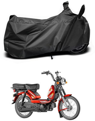 DeepShakshi AUTOMOTIVE Two Wheeler Cover for TVS(XL 100, Black)