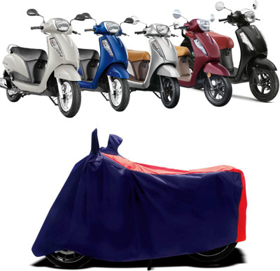 NG Auto Front Two Wheeler Cover for Suzuki(Access, Blue, Red)