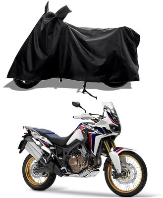 GROFATIK Two Wheeler Cover for Honda(CRF1000L Africa Twin, Black)
