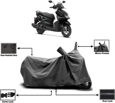 Amexride Two Wheeler Cover for Yamaha(Ray-ZR 125FI BS6, Grey)