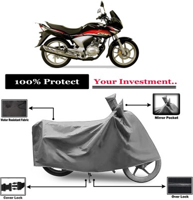 Amexride Two Wheeler Cover for Honda(CBF150, Grey)