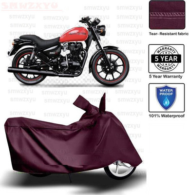 DeepShakshi AUTOMOTIVE Waterproof Two Wheeler Cover for Royal Enfield(Thunderbird 350, Maroon)
