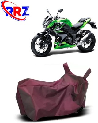 RRZ Waterproof Two Wheeler Cover for Kawasaki(Z250, Maroon)