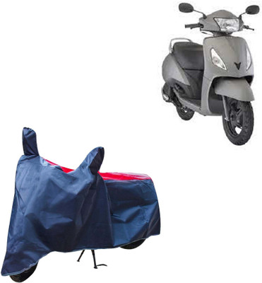CARNEST Two Wheeler Cover for TVS(Jupiter classic, Blue, Red)