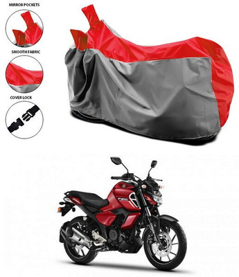 ANTHUB Waterproof Two Wheeler Cover for Yamaha(FZ S V3.0 FI, Red)