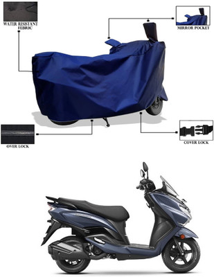 PAGORA Waterproof Two Wheeler Cover for Suzuki(Burgman Street 125, Blue)