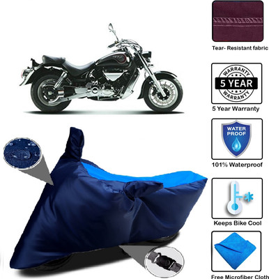 MISSION COLLECTION Waterproof Two Wheeler Cover for Hyosung(ST7, Blue)