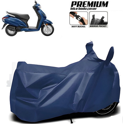 smwzxyu Waterproof Two Wheeler Cover for Honda(Activa 125, Blue)