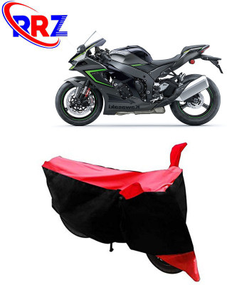 AutoGalaxy Waterproof Two Wheeler Cover for Kawasaki(Ninja ZX 10R, Black, Red)