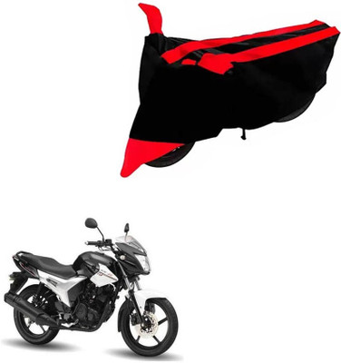 DeepShakshi AUTOMOTIVE Two Wheeler Cover for Hero(HF Dawn, Black, Red)