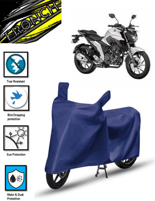 FRONCH Waterproof Two Wheeler Cover for Yamaha(FZ 25 BS6, Blue)