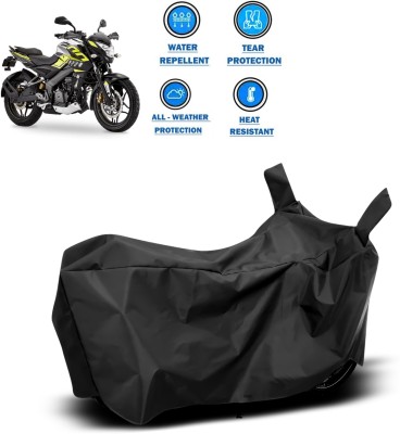 DeepShakshi AUTOMOTIVE Two Wheeler Cover for Bajaj(Pulsar 200 NS DTS-i, Black)