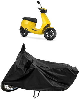 MMSSTAR Waterproof Two Wheeler Cover for Ola(Electric Scooter, Black)